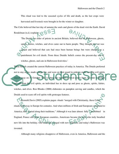 Halloween and the Church