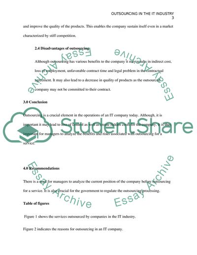 Outsourcing in the IT Industry Today
