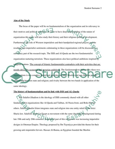Comparison of Two Religious-Political Organizations
