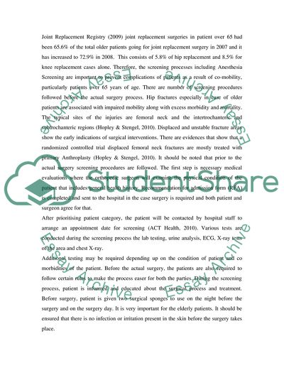 Qualitative Research in Preoperative Nursing