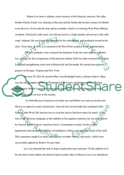 Confederate General Robert Lee