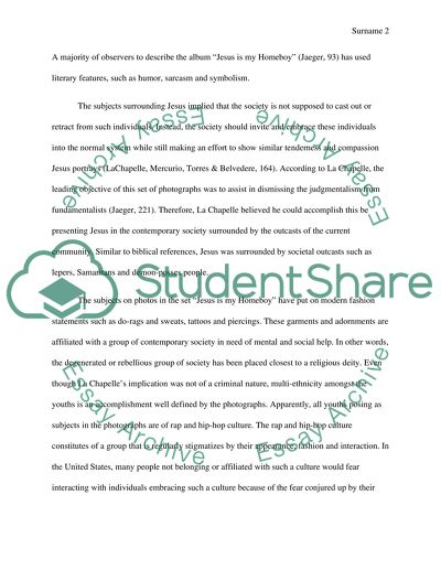 David la chapelle photographic series jesus is my homeboy