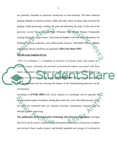 Measuring Environmental Impacts of Manufacturing Processes