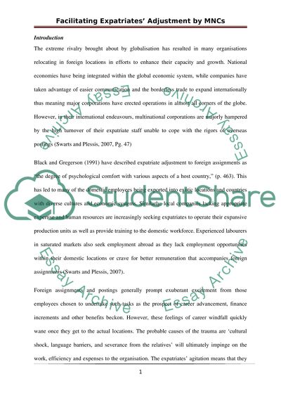 HR Actions Multinational Corporations Should Take to Facilitate Expatriate Adjustment