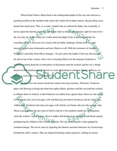 Critical Analysis of Metropolis