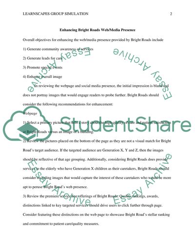 Learnscape simulation