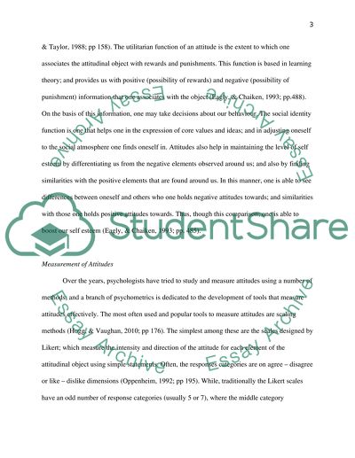 change my attitude essay