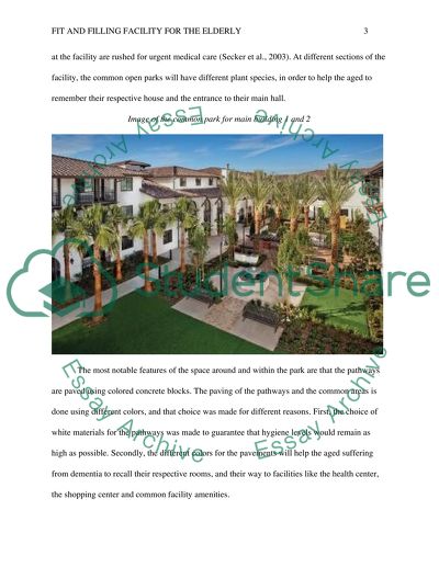 Fit and Filling Facility for the Elderly