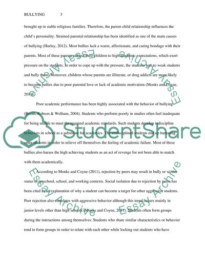 Causes and Possible Solutions of Bullying in Details