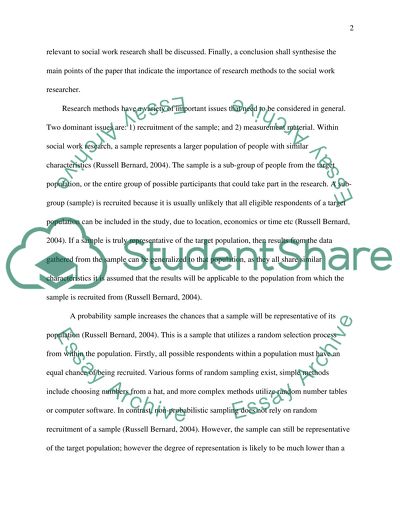 Why Research Methods Are Critically Important to Social Work Research