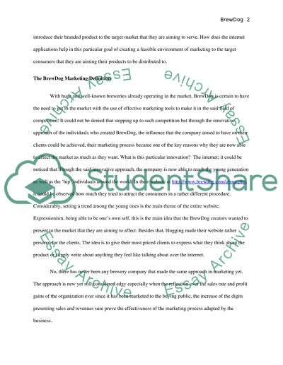 The Brewdog Beer Branding and Marketing System