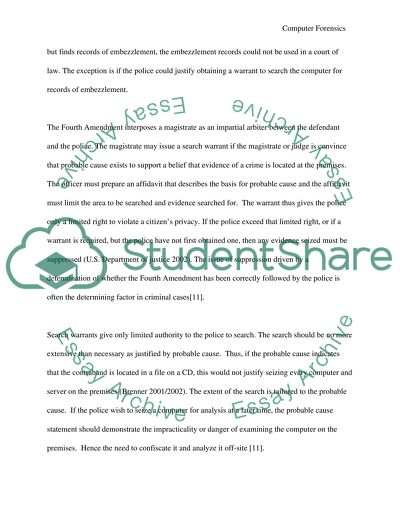 Computer Forensics Challenges