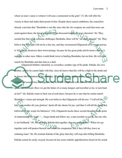 Pride, Social Position, and Discontent: How Gilgamesh Killed Enkidu