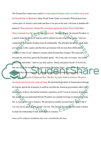 The Ground Zero Controversy