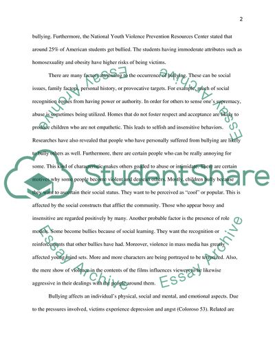 What Drives People to Bullying