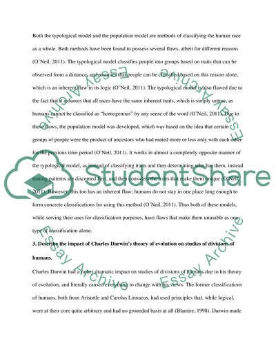 Answering Questions #2 (Anthropology)