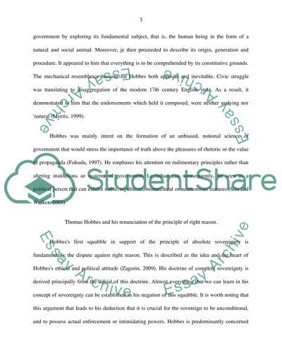 What does Hobbes mean by sovereignty Is his understanding of this concept still relevant today