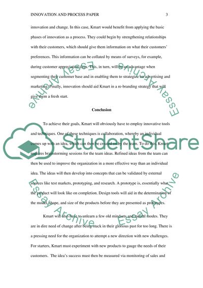 Innovation and Process Paper