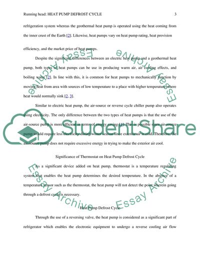 The Defrost Cycle of Heat Pump and the Significance of Thermostat on Heat Pump Defrost Cycle