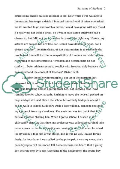 Everything is as it is because of freewill, not because of an omniscient God (Philososphy paper)