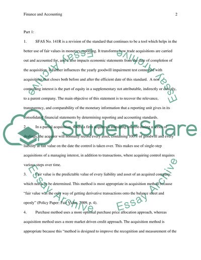 Finance and Accounting