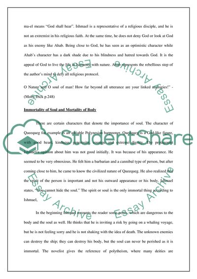 Analysis of Moby Dick