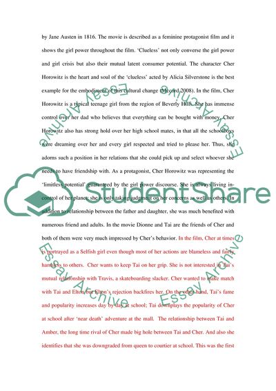 Femininity and Masculinity in Clueless Film