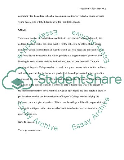 Public Relations Assignment