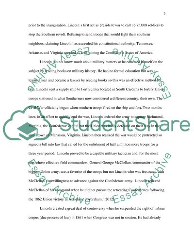 The Presidency of Abraham Lincoln