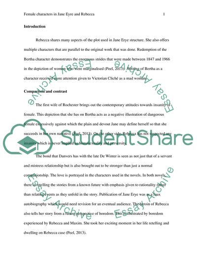 Female Characters in Jane Eyre and Rebecca