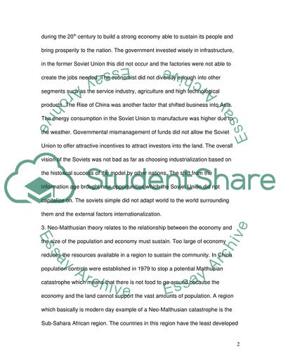 The Structure of the Industries within the Economic System