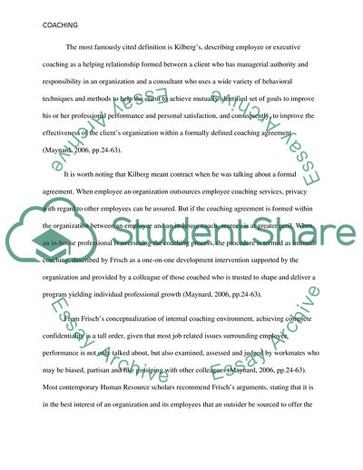 Personal and Professional Employee Coaching