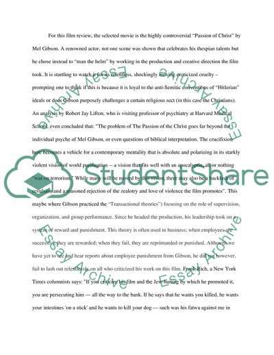 Passion of Christ by Mel Gibson