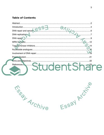 Identification and analysis of DNA repair mechanisms