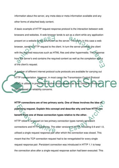 HTTP Purposes in Networking