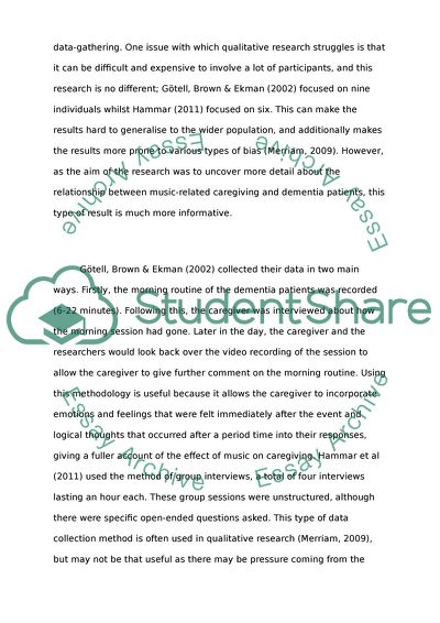 Music & Dementia Care