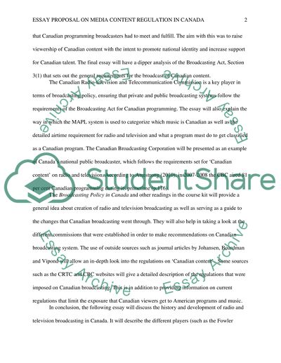 Media Content Regulation in Canada