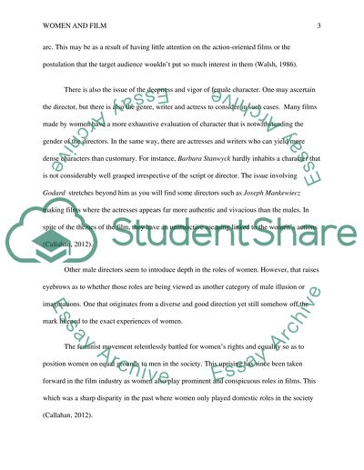 The Roles of Women in Films