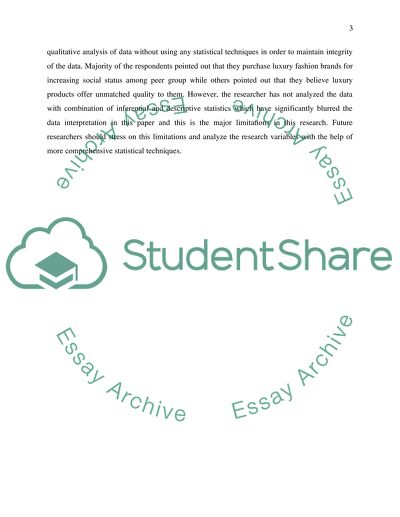 Consumers Consumption Motives of Luxury Fashion Branding in China