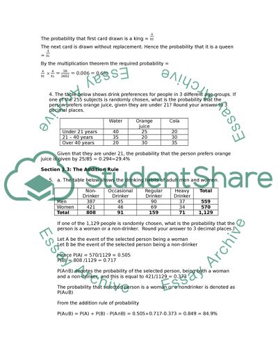 Statistics/Probability