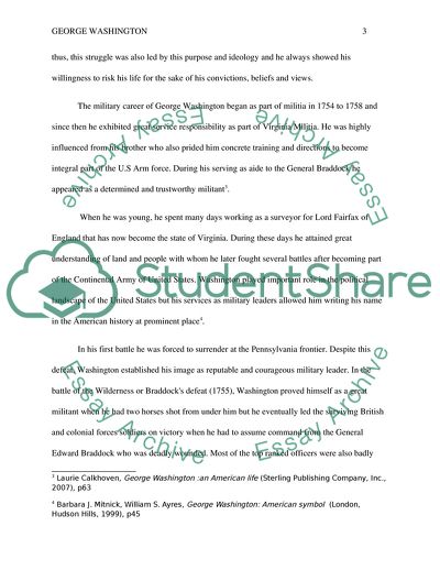 George Washington as a Great Military Leader