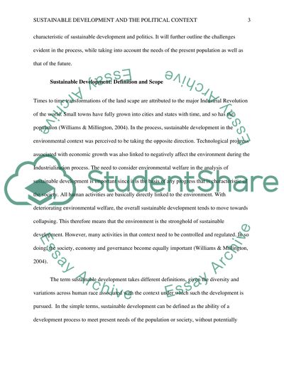Sample Essays For High School Students Essay On My Mother In English also Hamlet Essay Thesis Essay For Sustainable Development And The Political Context Essay On High School Experience
