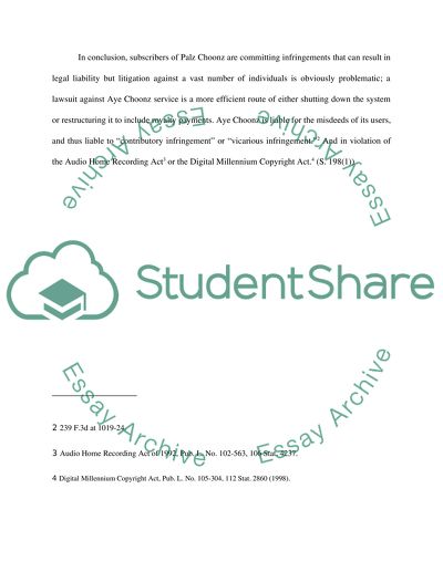 Report based on the Aye Choonz music service