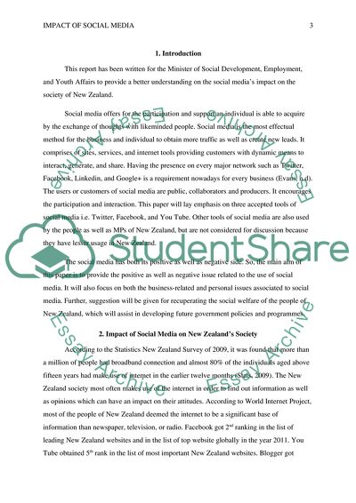 Social Media Influence on New Zelands Public