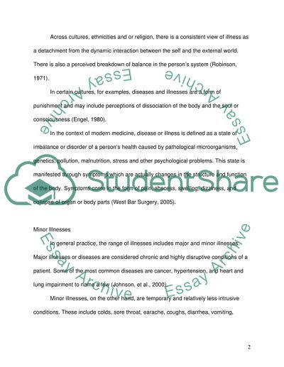 Clinical Assessment in Minor Illness