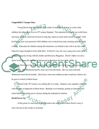 Australia and David Copperfield