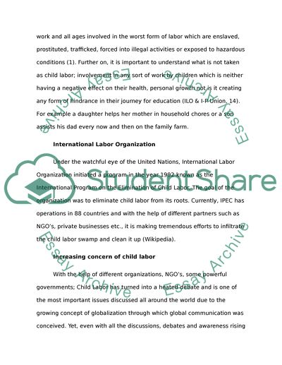 Child Labour in Africa