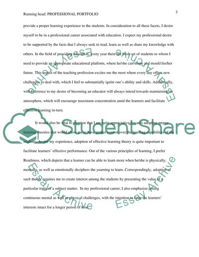 Educational Platform and Learning Theory