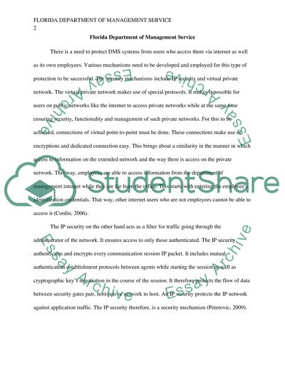 Florida Department of Management Service