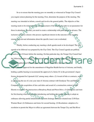 Public Meeting Paper